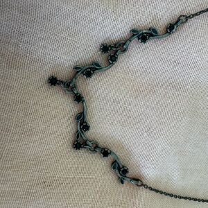 Organic Design Necklace with Textured Finish